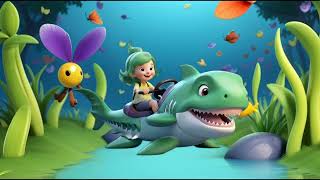 baby Shark Doo doo doo song ।। lyrics song baby shark Toddler songsbabyshark [upl. by Ahsiat980]