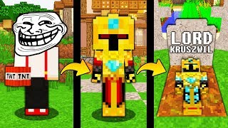 JAK TROLLOWAĆ LORDA KRUSZWILA W MINECRAFT  MINECRAFT TROLL [upl. by Lebiram]