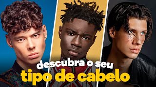 como saber meu TIPO DE CABELO Conheça os tipo de CABELOS MASCULINOS  glow up masculino 2024 [upl. by Zosi]