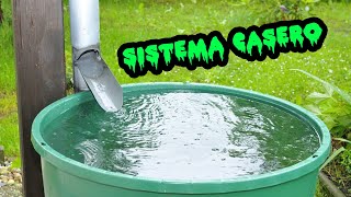 El sistema de captación de agua de lluvia casero que descubrí en la casa que rentaba [upl. by Kassandra]