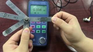 How to use and calibrate Ultrasonic Thickness Gauge TIME2170 [upl. by Hilario206]