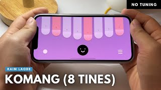 Easy 8 Tines  KOMANG  Raim Laode  Keylimba App [upl. by Yelraf]