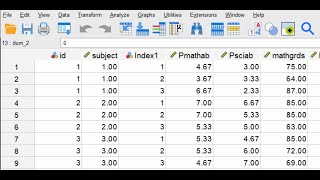 Fixed effects regression in SPSS 28 for repeated measureslongitudinal data video 1 of 3 [upl. by Enisaj]