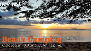 Beach Camping  Calatagan Batangas  Ednas Beach and Campsite [upl. by Iffar]