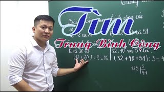 Toán lớp 4 Trung bình cộng  Thầy Khải SĐT 0943734664 [upl. by Liba]