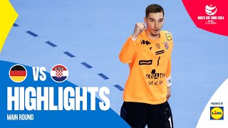 Best performance of the EURO  Germany vs Croatia  Highlights  Mens EHF EURO 2024 [upl. by Lowe270]