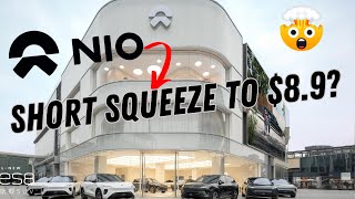 Nio Stock Updates New Short Squeeze to 89 [upl. by Karlen685]