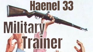 Haenel 33 Senior Hugo Schmeisser genius German k98 military training air rifle 49 310 vintage airgun [upl. by Chute]