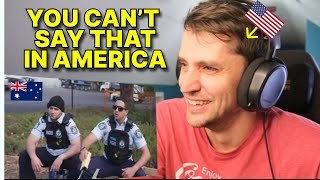 American reacts to Australian Police Officers Superwog1 [upl. by Lrig]