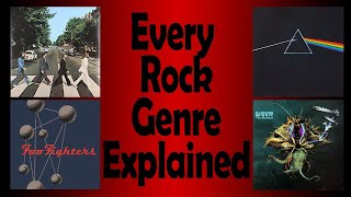 Explaining Every Rock SubGenre  Hosted by Roach [upl. by Afesoj267]