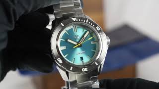 Zelos Swordfish Aquamarine ETA 2892 [upl. by Vanthe]