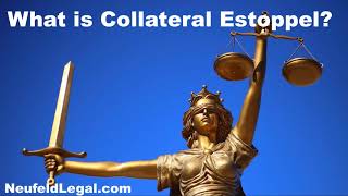 What is Collateral Estoppel legal defense terminology [upl. by Mortimer]