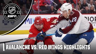 Colorado Avalanche vs Detroit Red Wings  Full Game Highlights  NHL on ESPN [upl. by Catharine602]