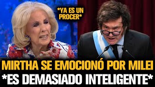 MIRTHA SE EMOCIONÓ POR MILEI TRAS EL TRIUNFO DE MILEI [upl. by Inaboy455]