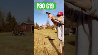 Polymer 80 GLOCK 19 glock polymer80 shoot [upl. by Essyla]