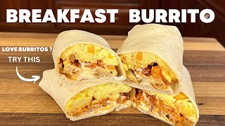 This Breakfast Burrito is SO GOOD Its the BEST breakfast ever [upl. by Ayiak606]