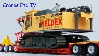 NZG Liebherr HS 855 HD Crawler Crane Weldex by Cranes Etc TV [upl. by Arola]