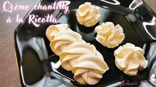 🥄Recette Crème chantilly Ricotta très peu calorique😋🧚‍♀️ chantilly ricotta [upl. by Wiburg272]