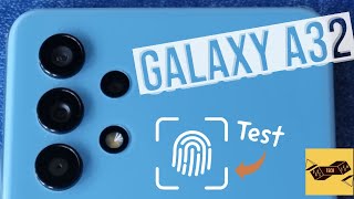 Galaxy A32 HANDS ON Fingerprint Sensor Test amp How to Enable 90hz Screen Refresh Rate [upl. by Vassell]