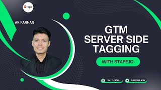 How to Setup Google Tag Manager Server Side Container  GTM Server Side Tagging With Stapeio [upl. by Ecneret]