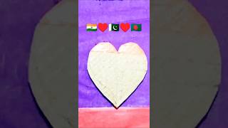 Indian Flag 🇮🇳 Pakistan Flag 🇵🇰 Bangladesh Flag 🇧🇩  Independence Day Drawingshorts art drawing [upl. by Nauqad]