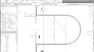 Revit Arrays3 Applying a Radial Array laying out Reference Planes and Windows [upl. by Ahsimat259]