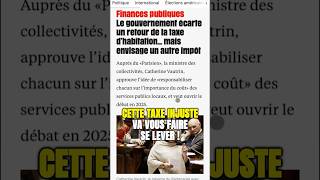 TAXE dhabitation le retour 💥 Nouvelle dinguerie sur les impôts  🏠💸 impots taxes [upl. by Yrkcaz977]