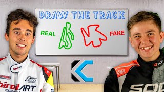 Karting Drivers Draw Tracks From Memory [upl. by Karlin]