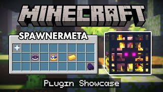 Buy Upgrade amp Recharge Spawners In Minecraft Using SpawnerMeta Showcase [upl. by Sanson]