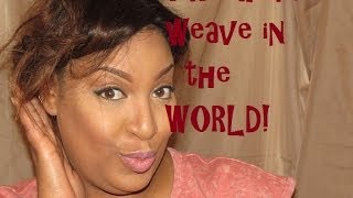 HAIR REVIEW THE WORST WEAVE IN THE WORLD [upl. by Misti]