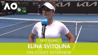 Elina Svitolina OnCourt Interview 1R  Australian Open 2022 [upl. by Merce147]