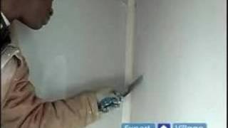 Tips On How To Install Drywall  Taping Corners of Drywall [upl. by Berkin]