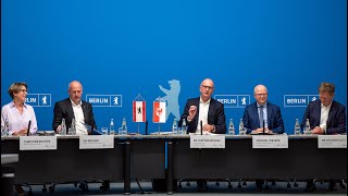 Pressekonferenz zum 3 Bahngipfel von Berlin und Brandenburg am 10 Juni 2024 [upl. by Wilhelmina381]