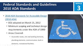 ADA selfevaluation and design standards [upl. by Senskell]