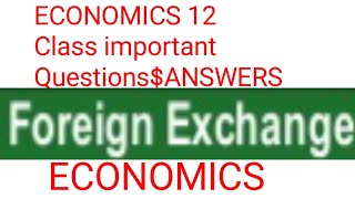 ECONOMICS IMPORTANT class 12 Questions Answers [upl. by Kovacev573]