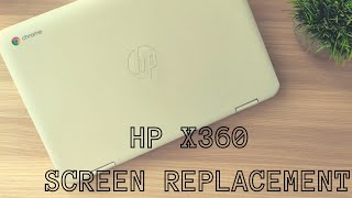 HP Chromebook X360 Screen replacement 14 inch [upl. by Elset]