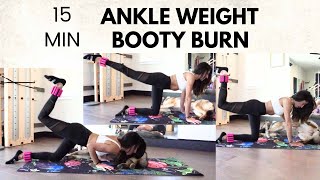 Ankle Weight Glute Workout  Ankle Weight Leg Workout  Ankle Weight Pilates  Ankle Weights [upl. by Onitsoga]