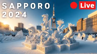 Sapporo Snow Festival 2024  LIVE [upl. by Tomaso]