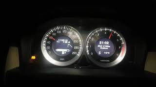 Volvo S80 II T6 AWD Polestar 329 KM 0200 acceleration [upl. by Yvad]