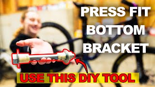 DIY Press Fit Bottom Bracket Tool  SAVE [upl. by Blisse]