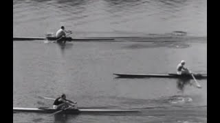 1948 London Olympics rowing 4 finals [upl. by Ahsille]