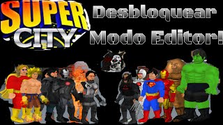 Super City como desbloquear o modo Editor [upl. by Blatman]