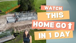 Watch this steel home go up in one day [upl. by Gizela]