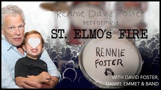 Rennie David Foster • Drumming St Elmo’s Fire live with dad David Foster amp proud Katharine McPhee [upl. by Garrott]