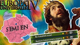 EU4 Releasables  The ONLY JEWISH NATION In EU4 Is IMPOSSIBLE [upl. by Gnut]