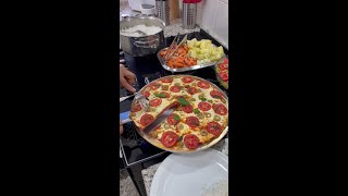 Pizza Para Comer Com Arroz Soltinho shorts [upl. by Nessy]