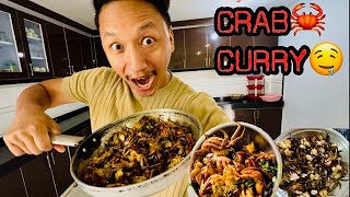 Crab Curry My mom recipe  Amazing test 🤤  Nepali recipe [upl. by Brodeur500]