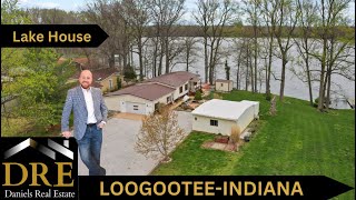 Lake House on West Boggs Lake  4527 Upper South Point Drive Loogootee Indiana IN 47553  4 Bed [upl. by Fairbanks]