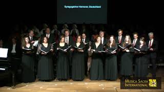 Synagogalchor Hannover Deutschland Uv´nucho jomar MUSICA SACRA INTERNATIONAL 2018 [upl. by Annohsal181]