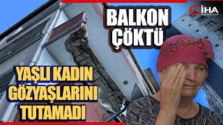 Bayrampaşada Balkon Çöktü [upl. by Aciruam]